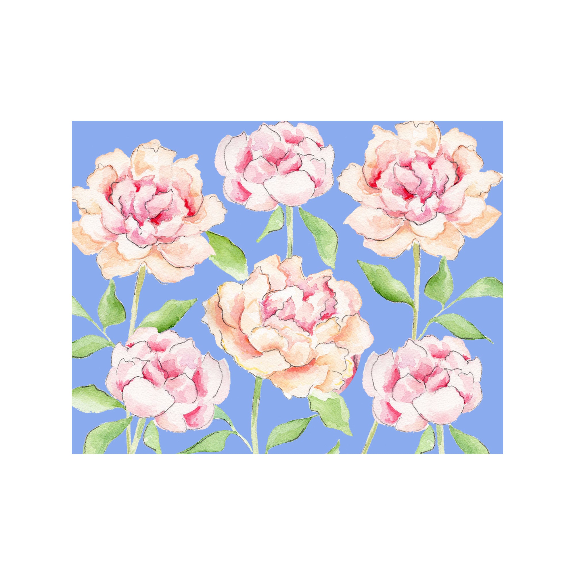 Peony Note Cards