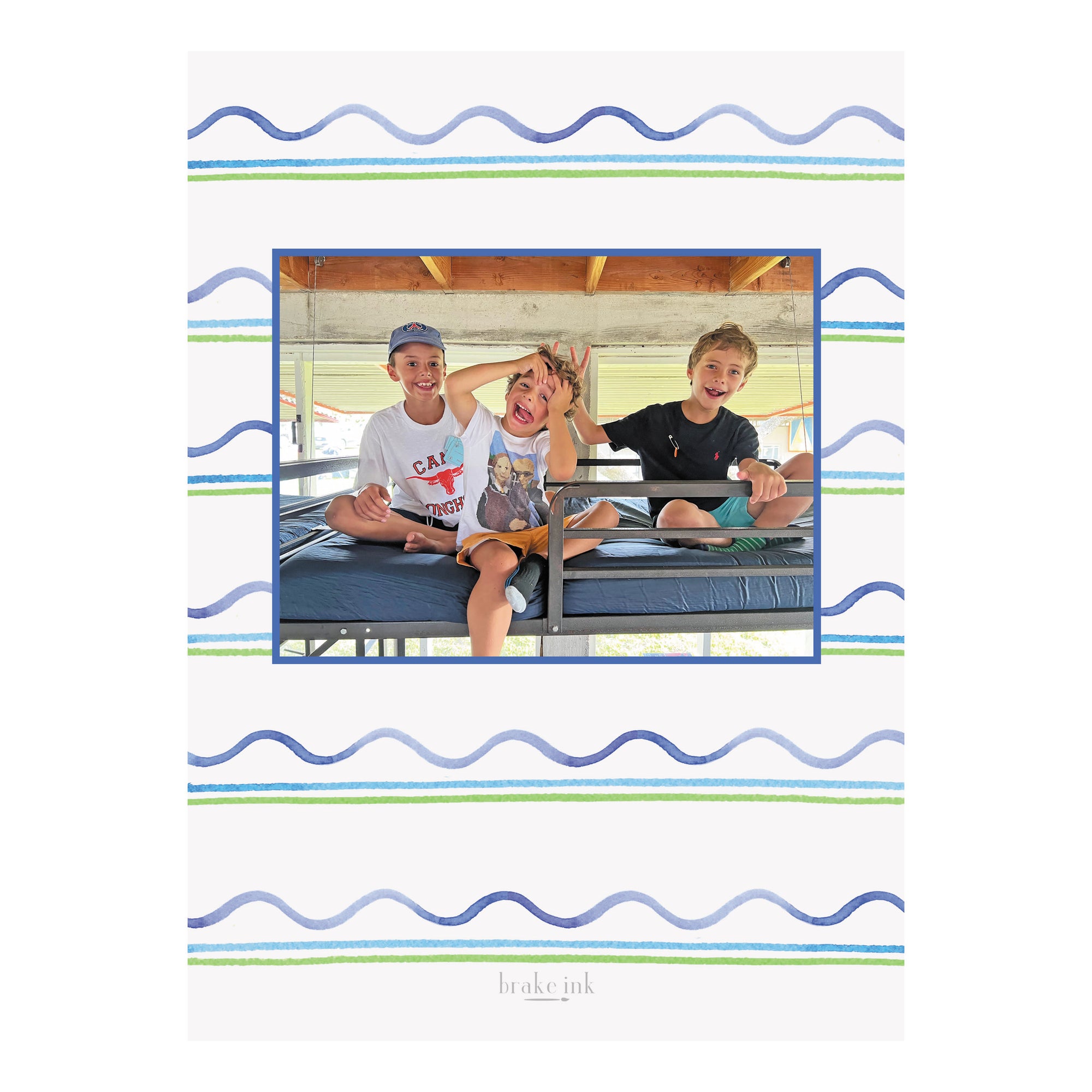 Sugarplum Swirls Holiday Photo Cards- Blue/Green