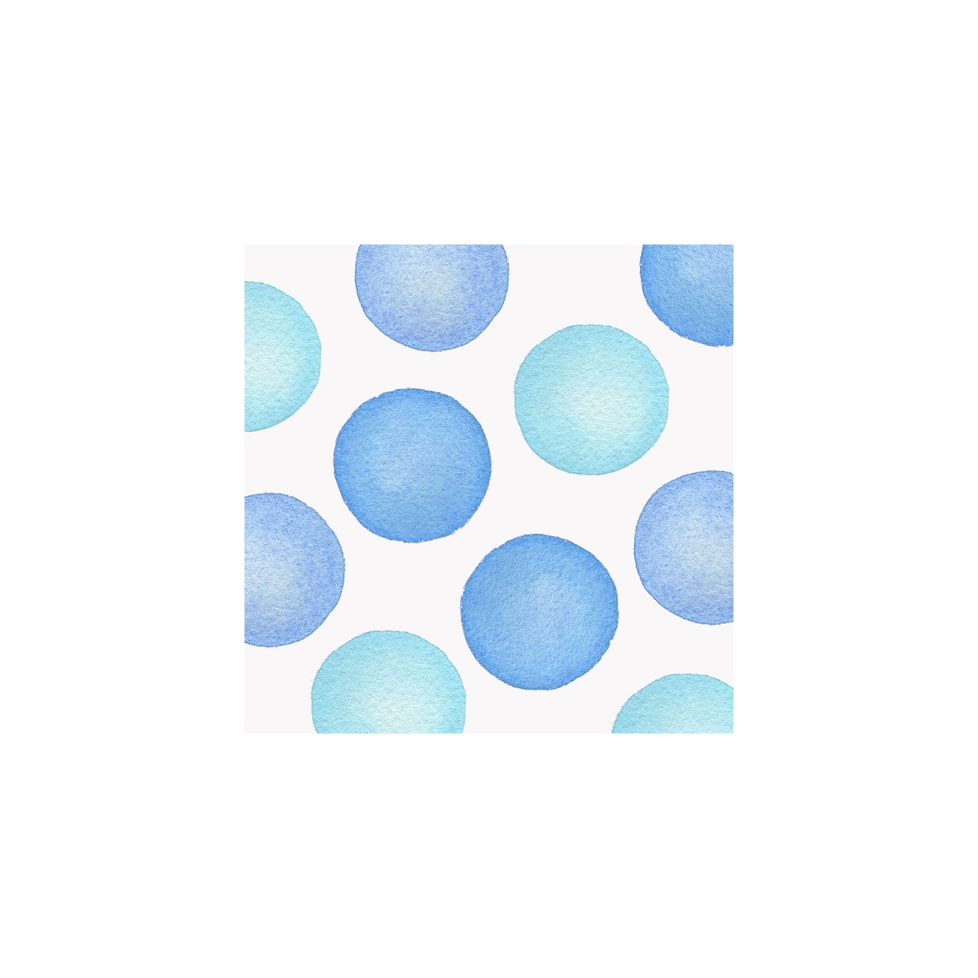 Jumbo Dots Gift Tag- Blue