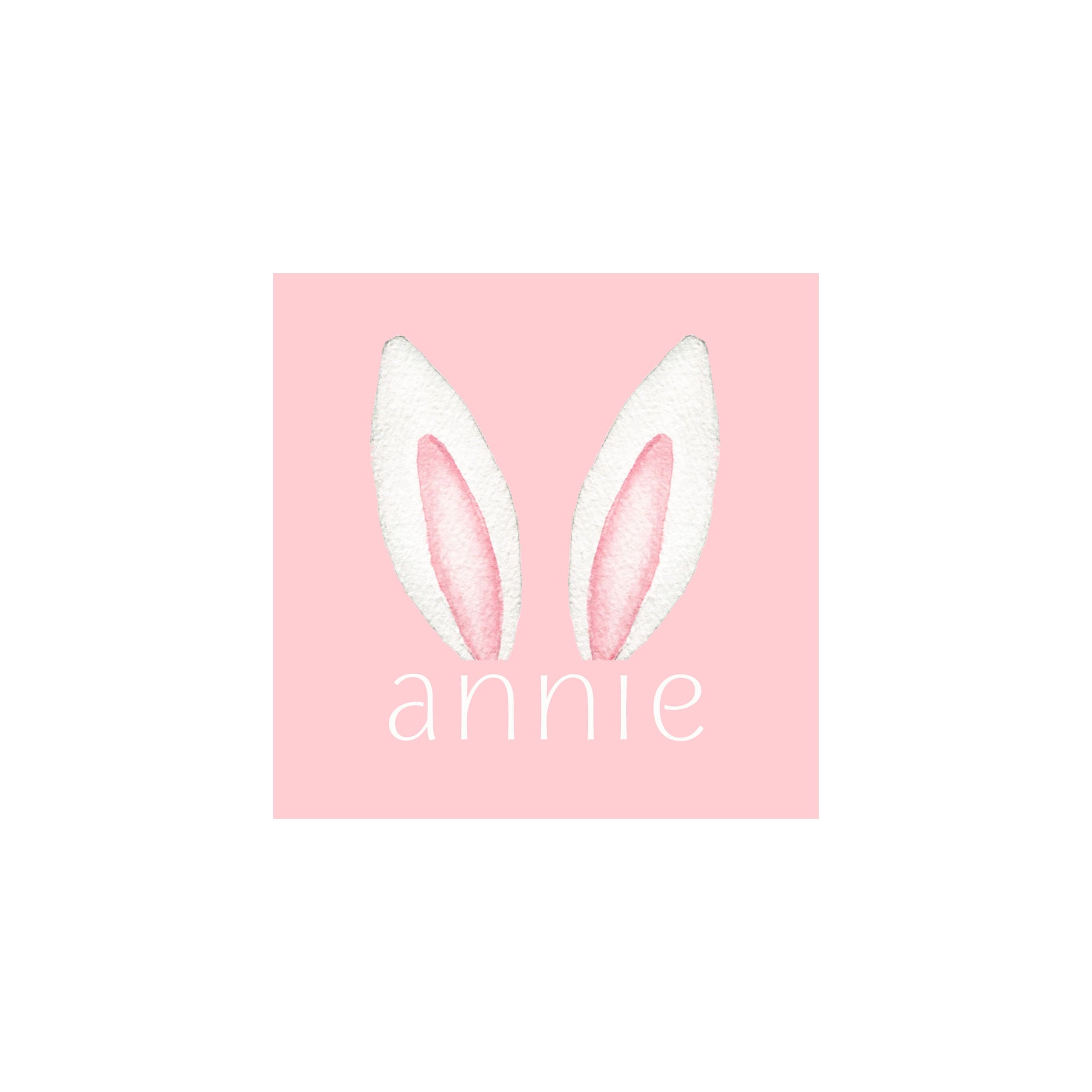Bunny Ears Gift Tags & Stickers