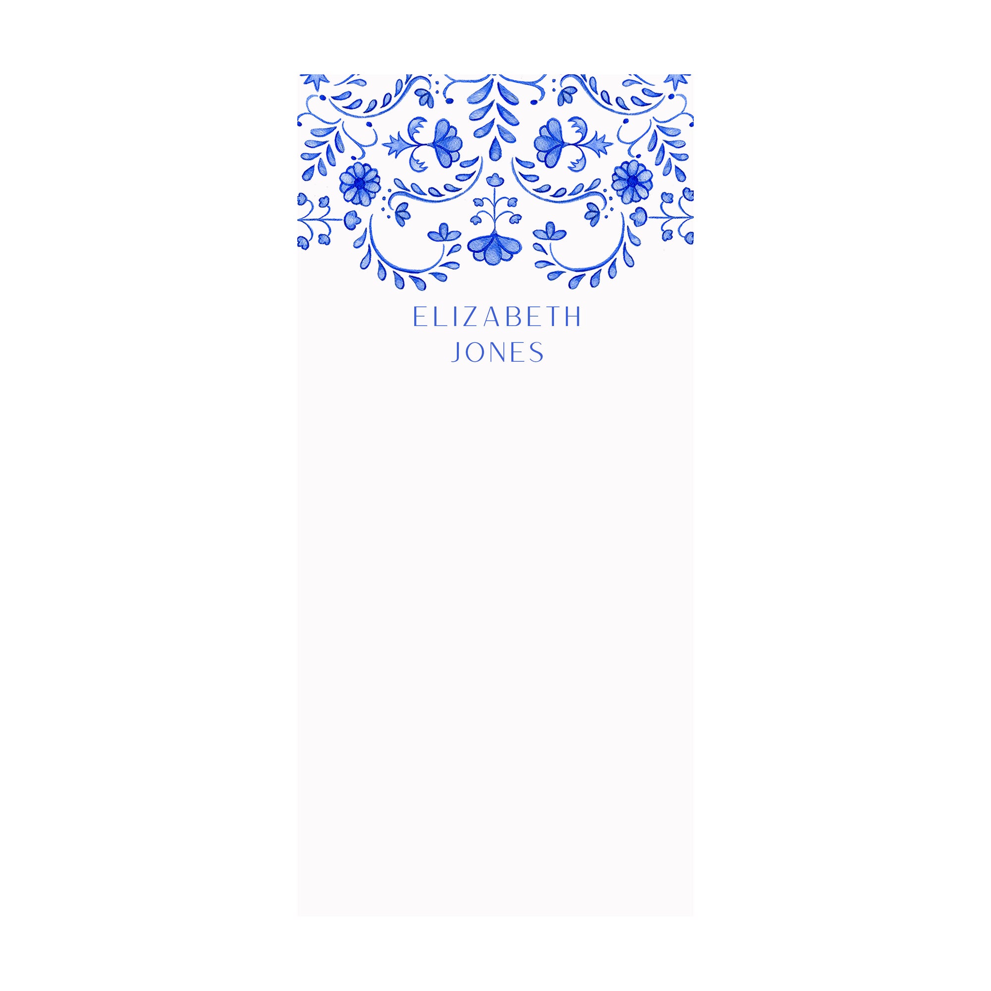Chinoiserie Notepad- Personalized