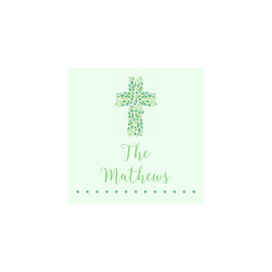 Christmas Cross Gift Tags & Stickers