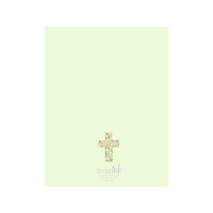 Floral Cross Card