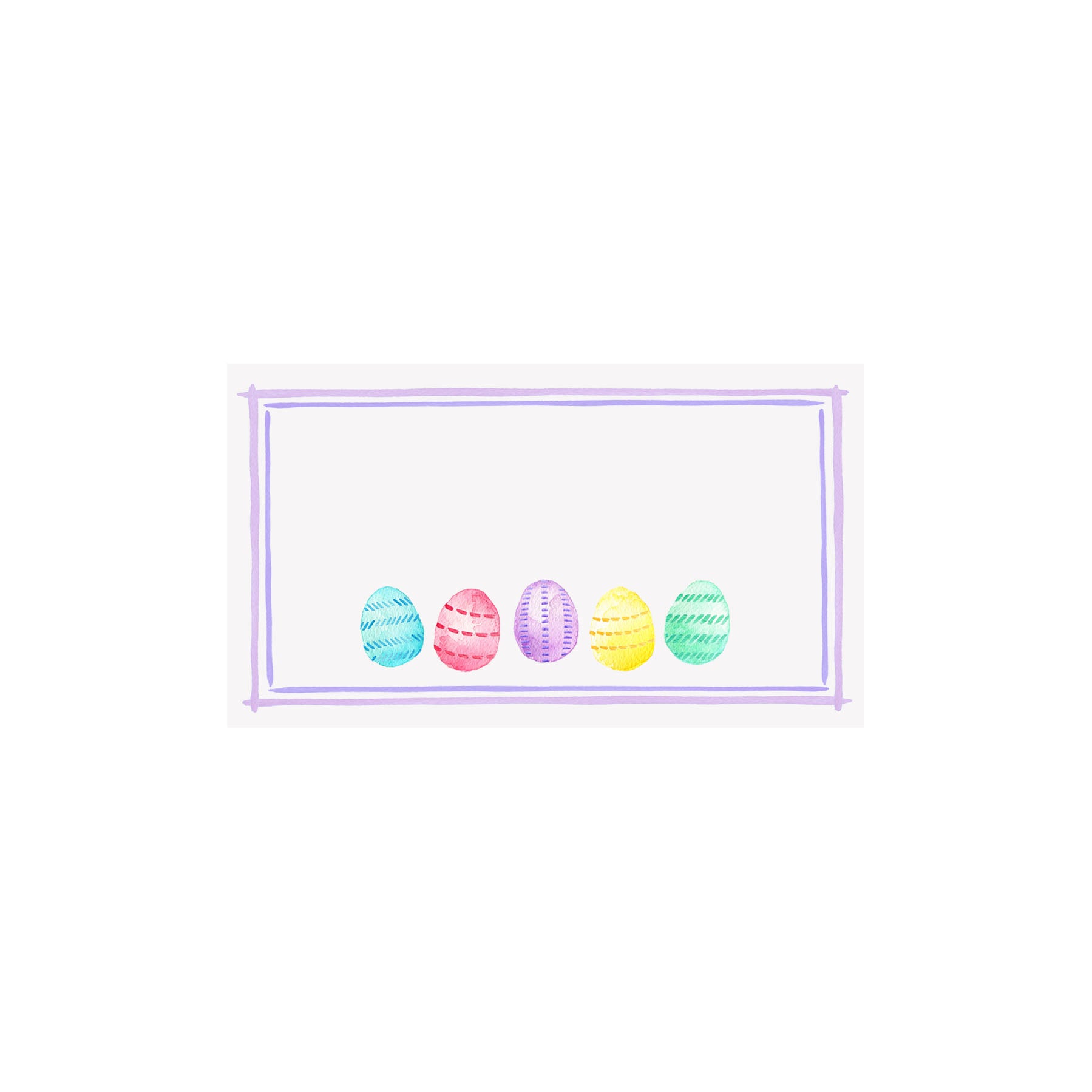 Easter Eggs Place Card