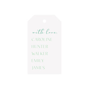 Family Names Personalized Luggage Gift Tags
