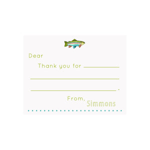Fill-In Thank You Note Stationery