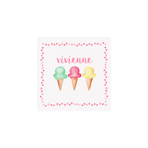 Ice Cream Gift Tags & Stickers