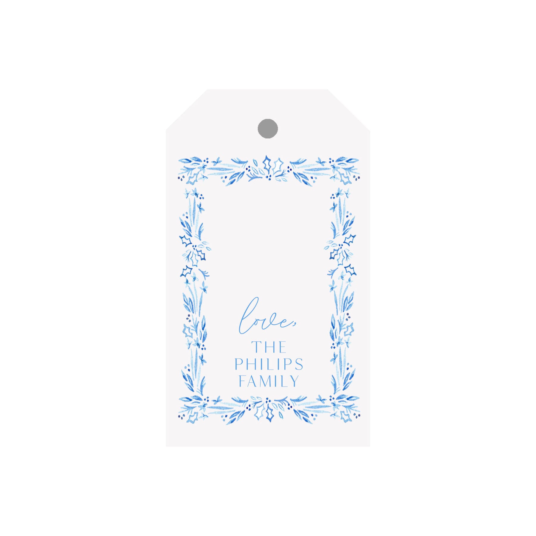 Paperwhites Personalized Luggage Gift Tags