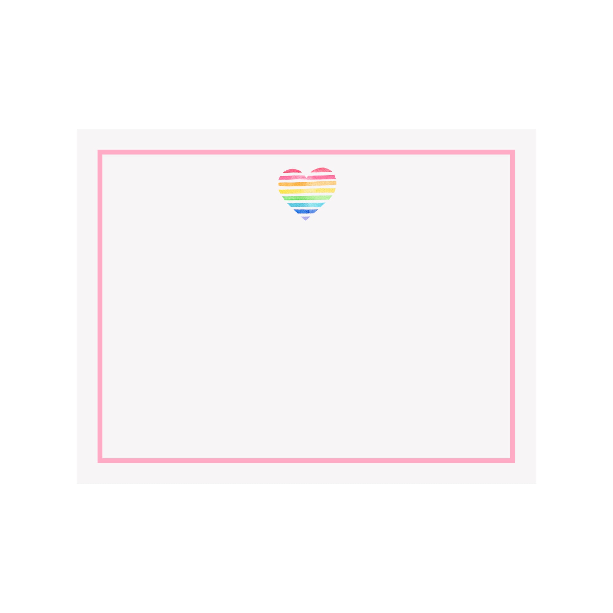 Rainbow Heart Notecards