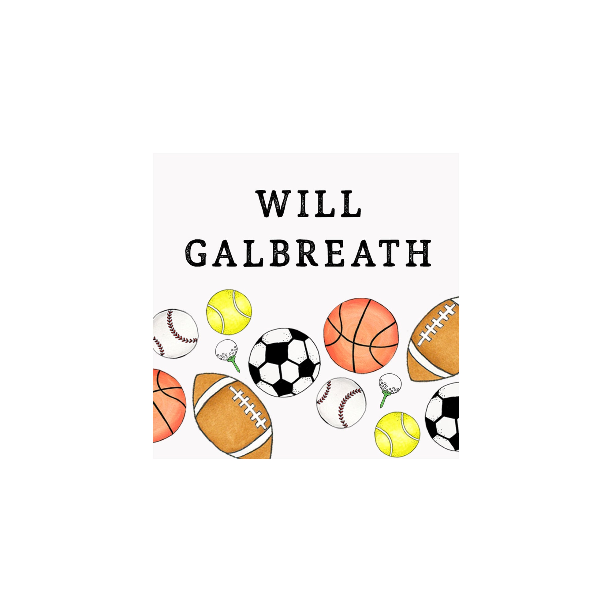 Sports Gift Tags & Stickers