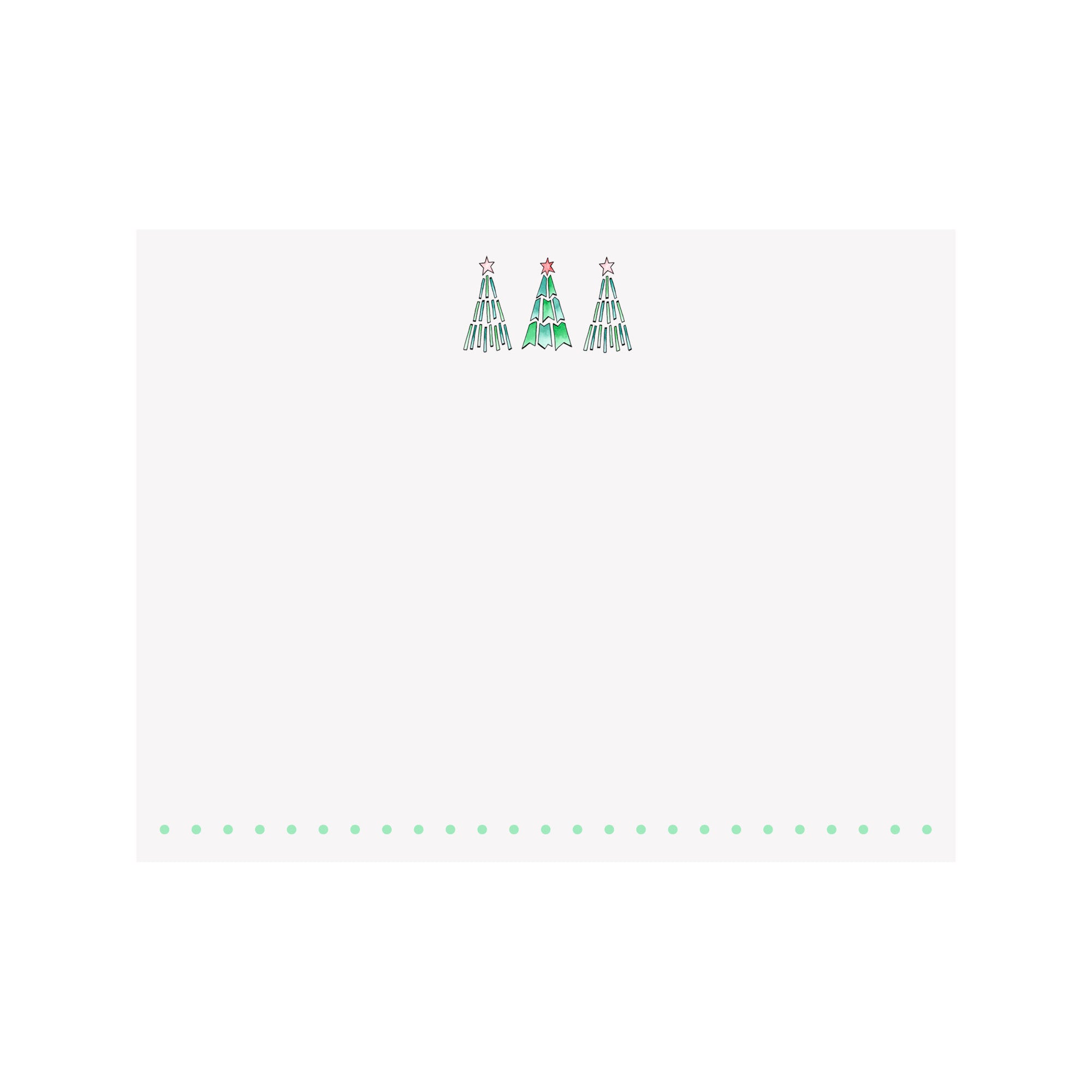 Whimsy Trees Holiday Note Card