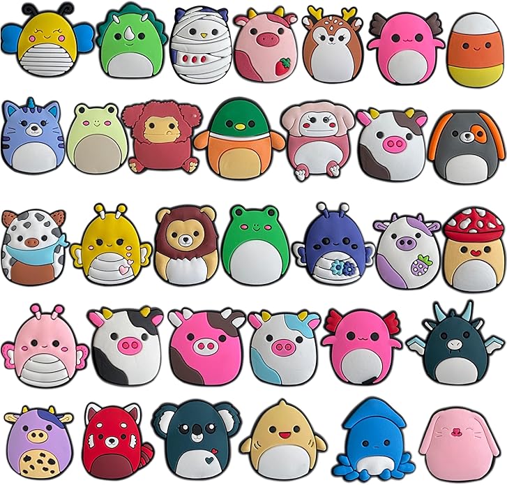 Party & Valentine Favors- Jibbets for Croc- Squish stuffies