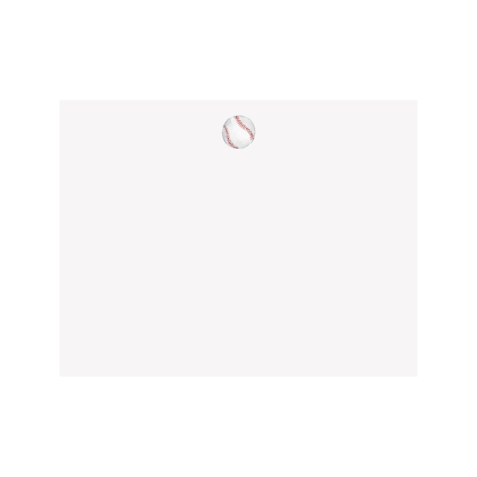 Baseball Note Card