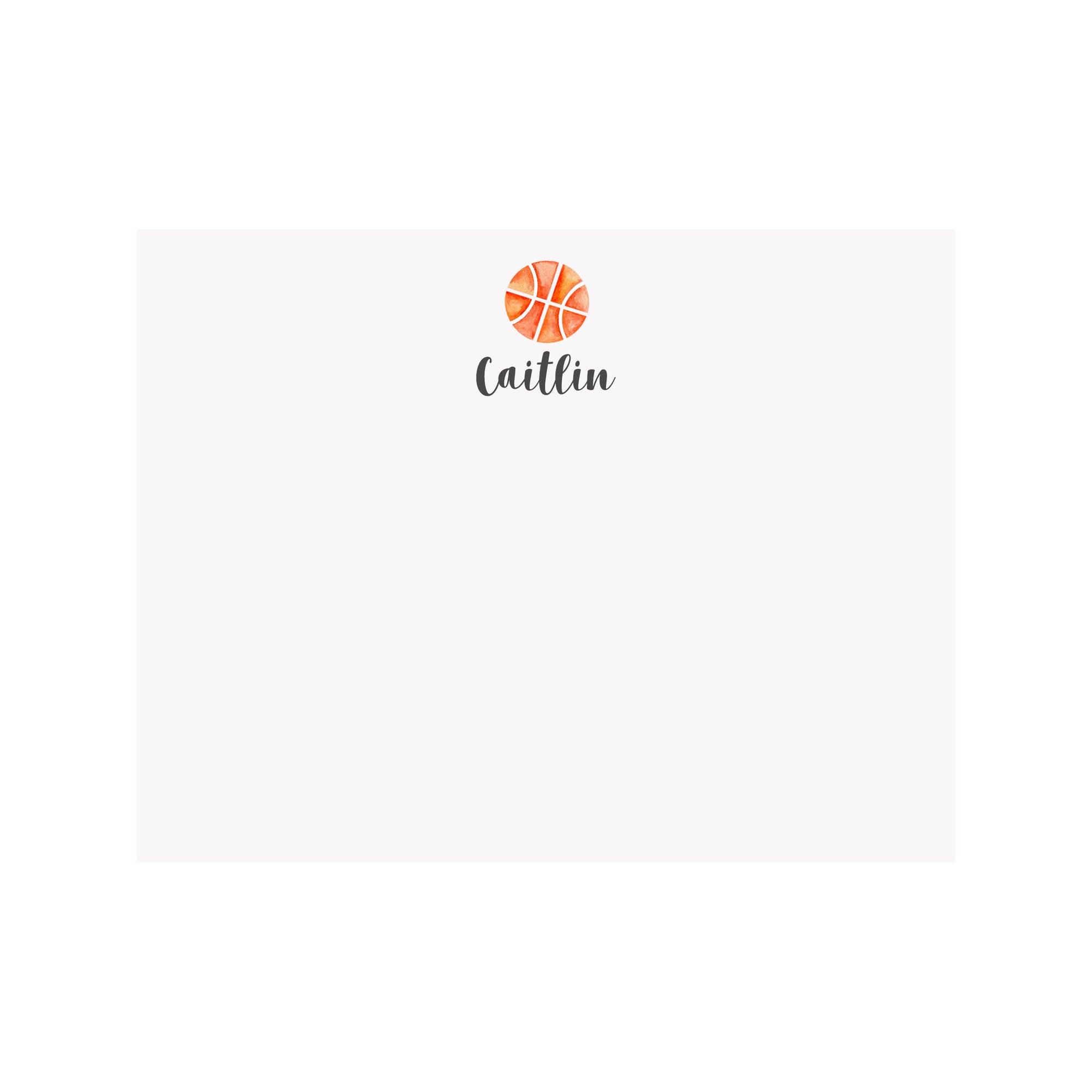 Basketball Stationery