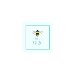 Bee Gift Tags & Stickers- Pink