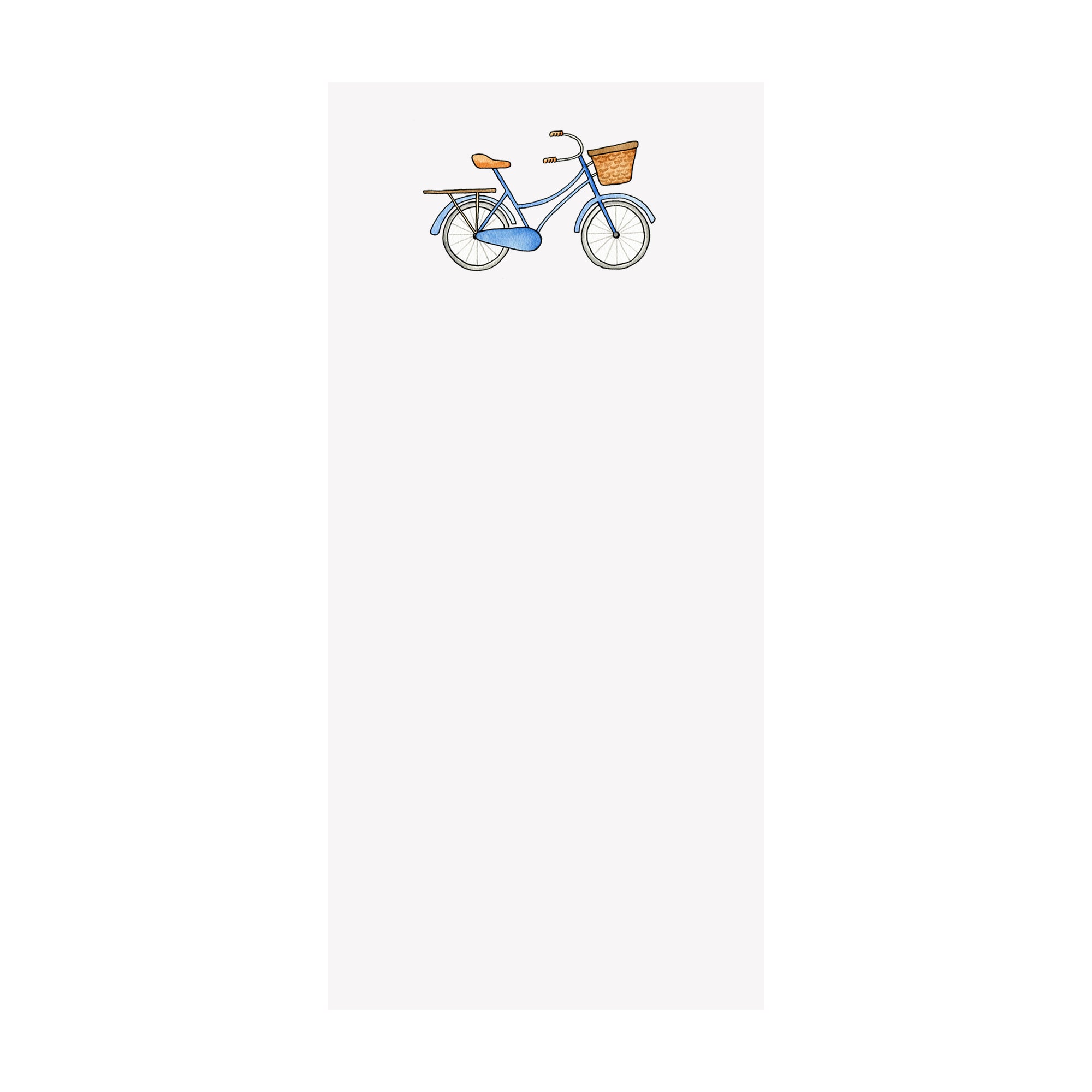 Bike Notepad Bicycle Notepad- Blue - Brake Ink Stationery