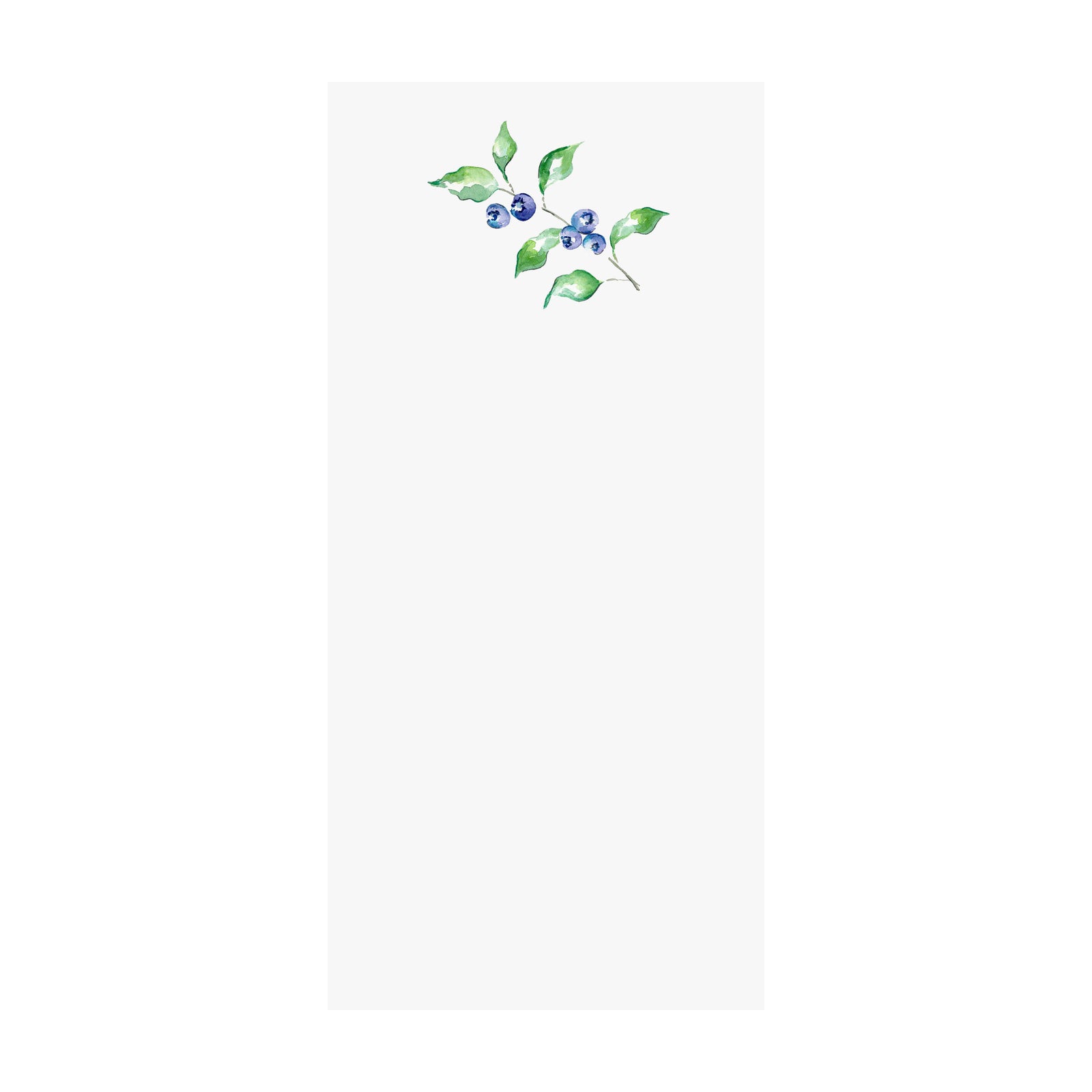Blueberry Brance Notepad