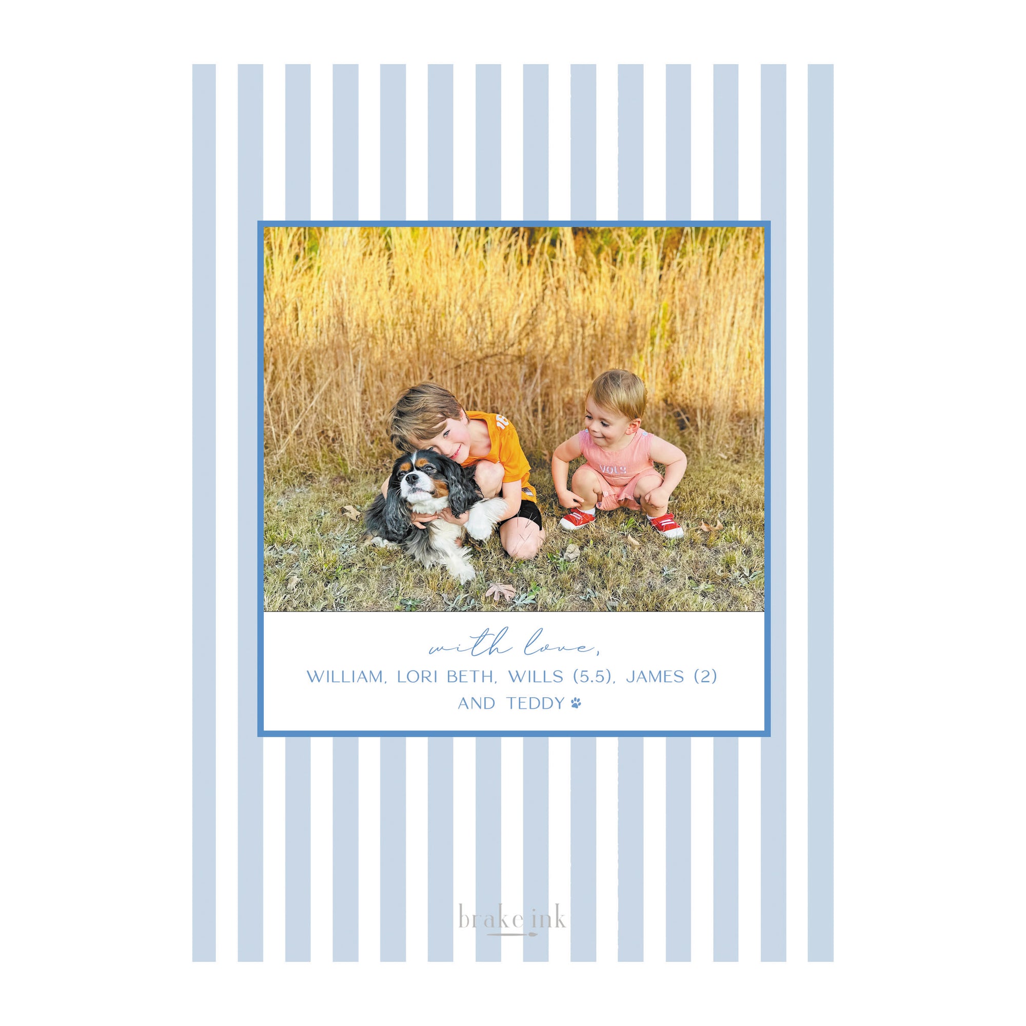 Boxwood Garland Holiday Photo Cards