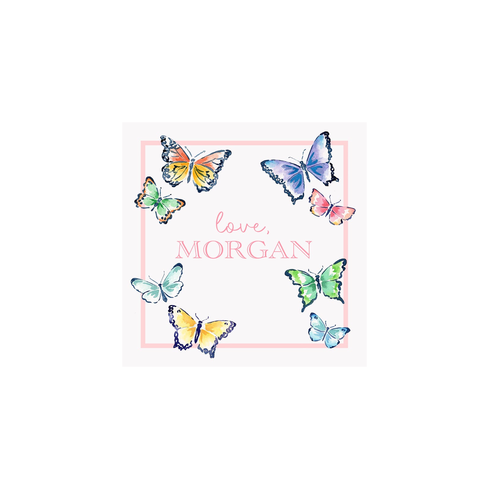 Butterflies Gift Tags & Stickers