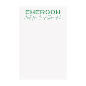 Hello from your Camp Paper- Assorted Styles & Colors