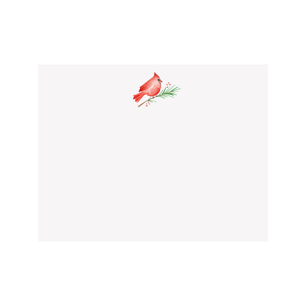 Cardinal Note Card - Brake Ink Stationery