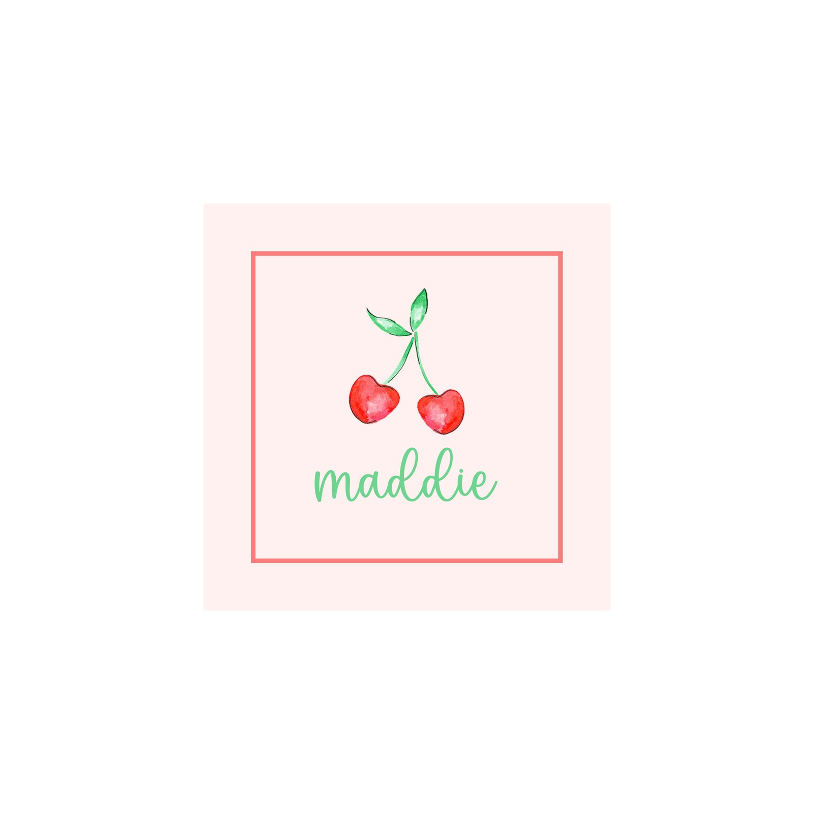Cherry Gift Tags & Stickers