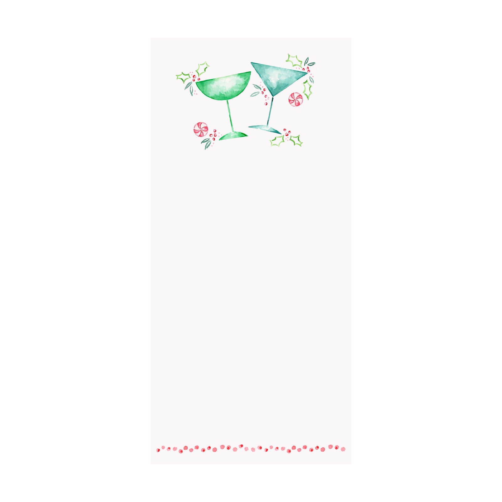 Holiday Cocktails Notepad