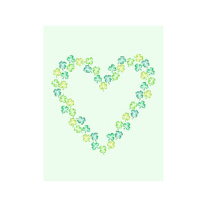Shamrock Heart Card