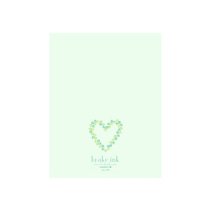 Shamrock Heart Card