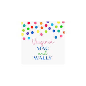 Confetti Gift Tags & Stickers