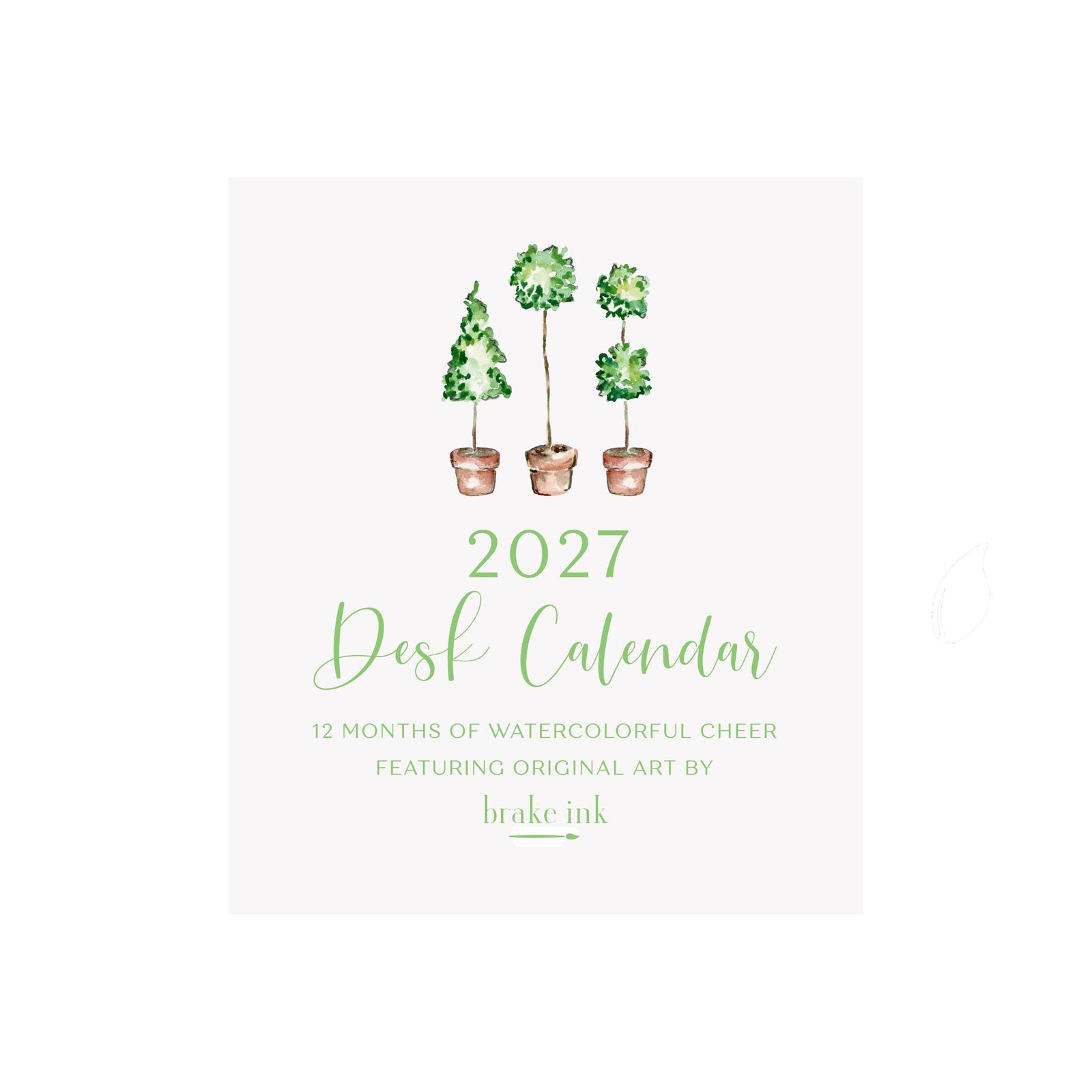 2027 Desk Calendar