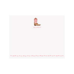 Cowgirl Boot Stationery