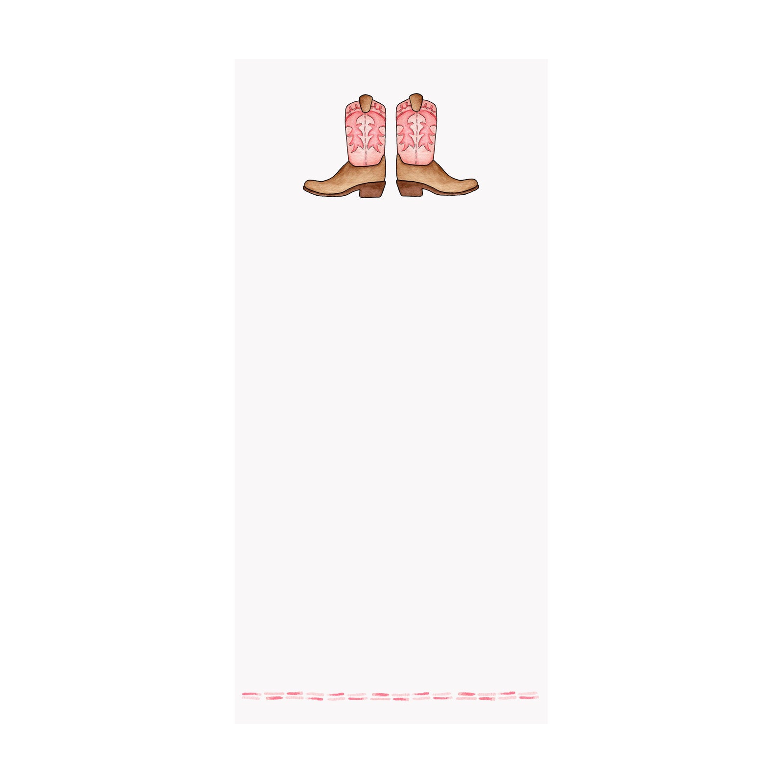 Cowgirl Boots Notepad