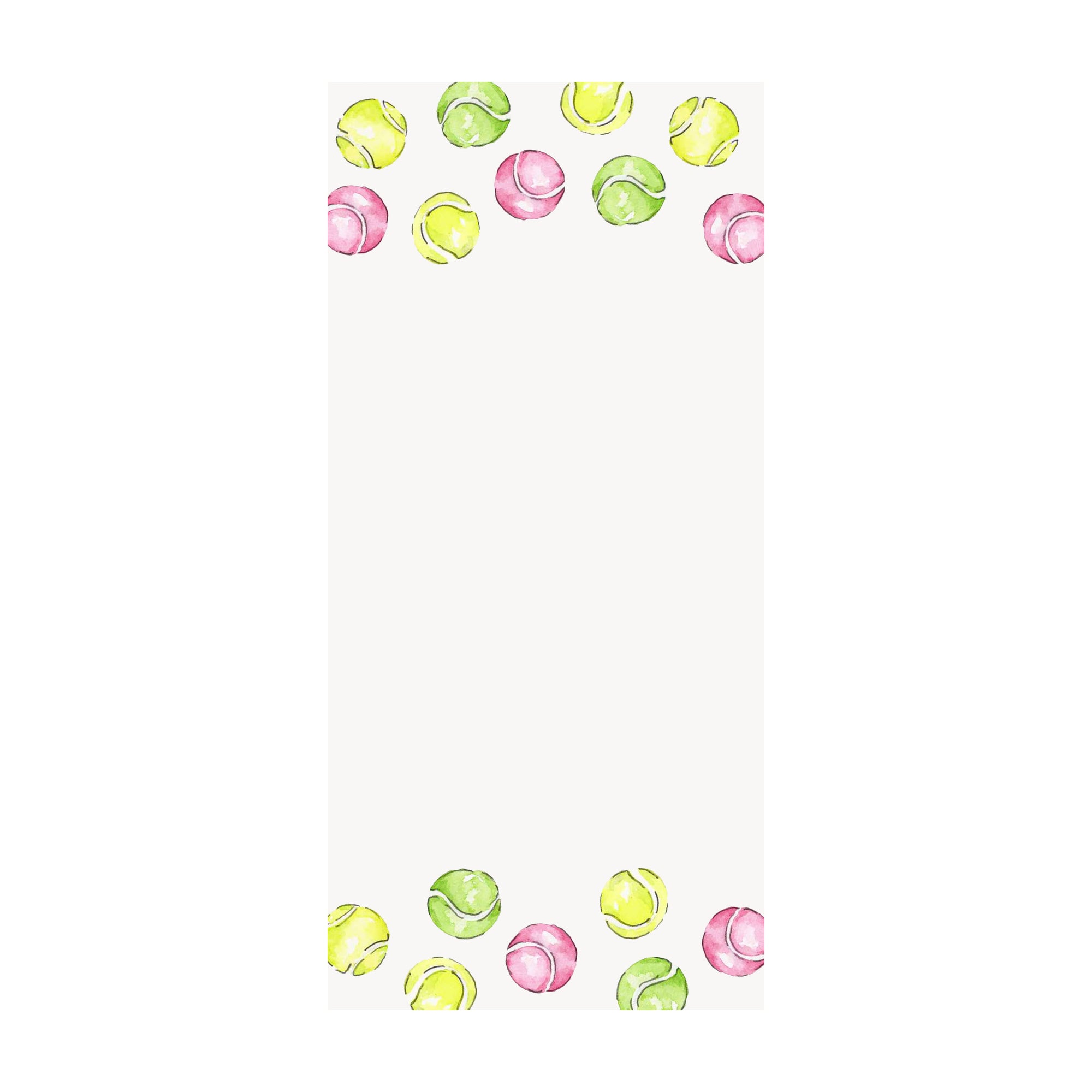 Falling Tennis Balls Notepad