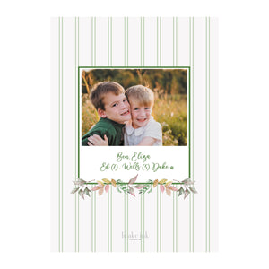 Foliage Garland Photo Cards