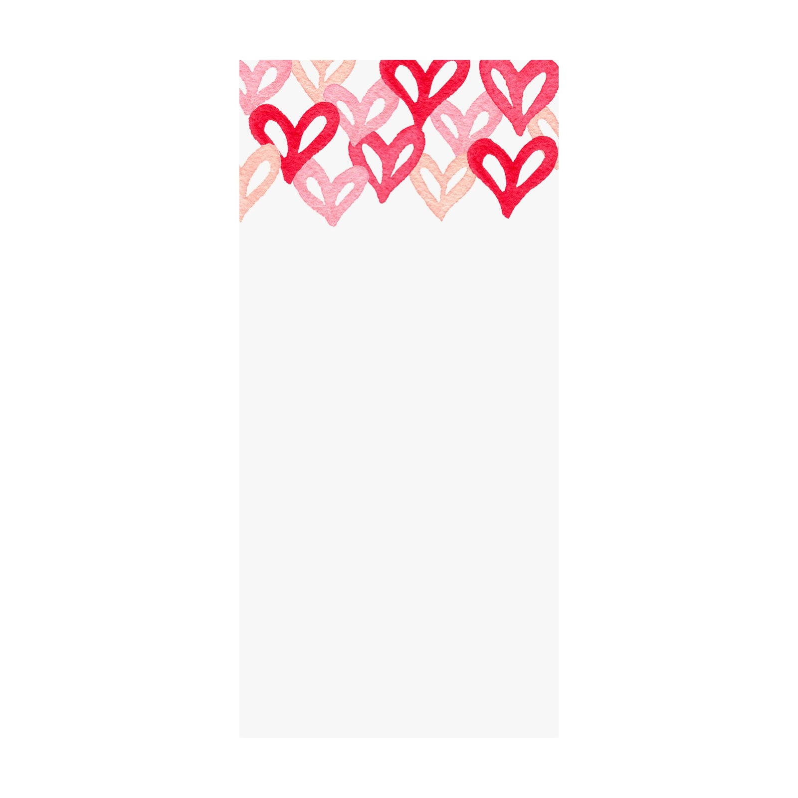Graffiti Hearts Notepad