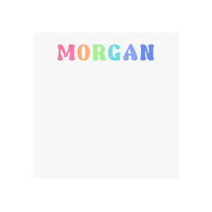 Groovy Name Personalized Notepad - Design your Own