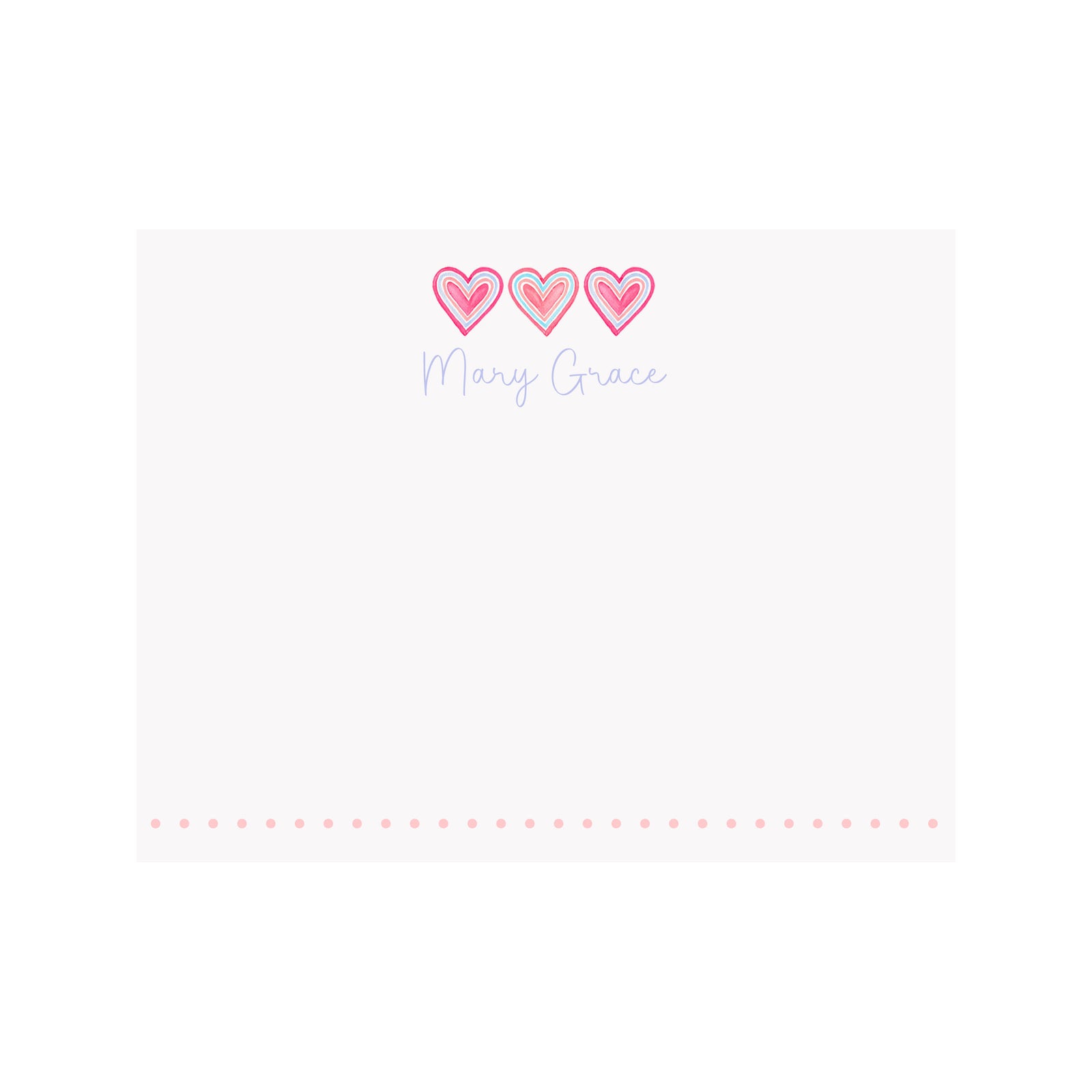 Hearts Stationery