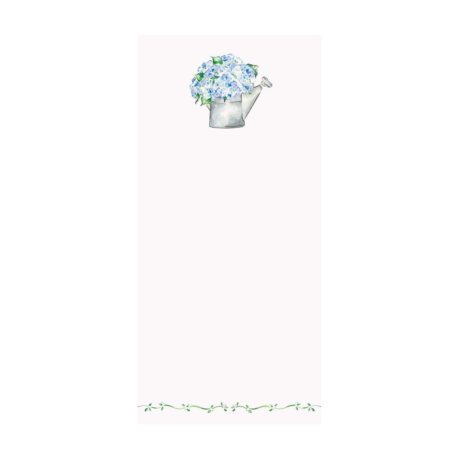 Hydrangea Watering Can Notepad