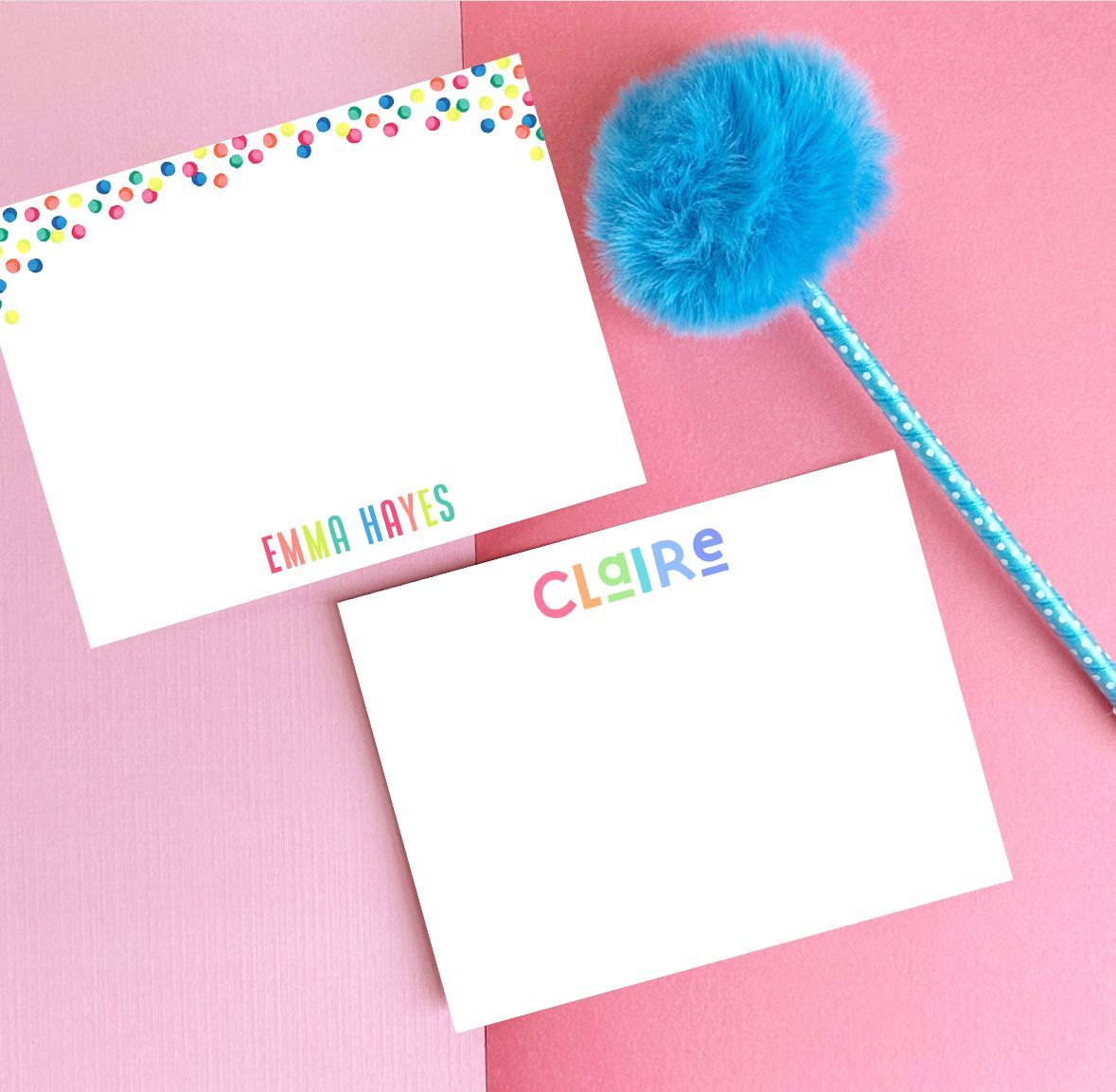 Set of 2 Pens (4 styles, colors may vary)