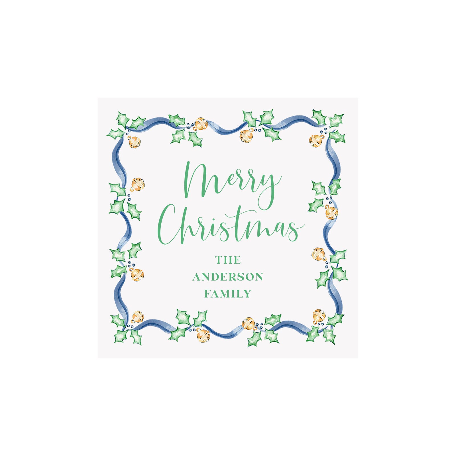 Jingle Bells Personalized Gift Tags & Stickers