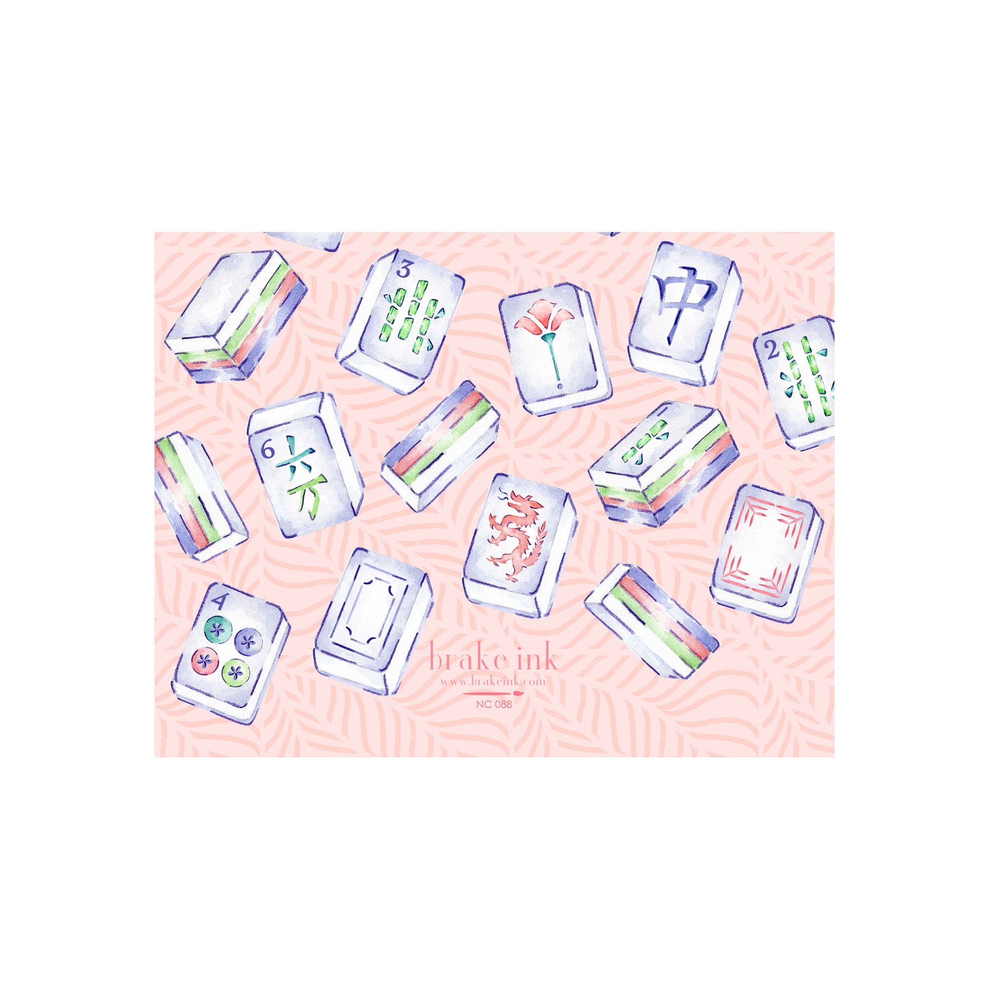 Mahjong Note Cards