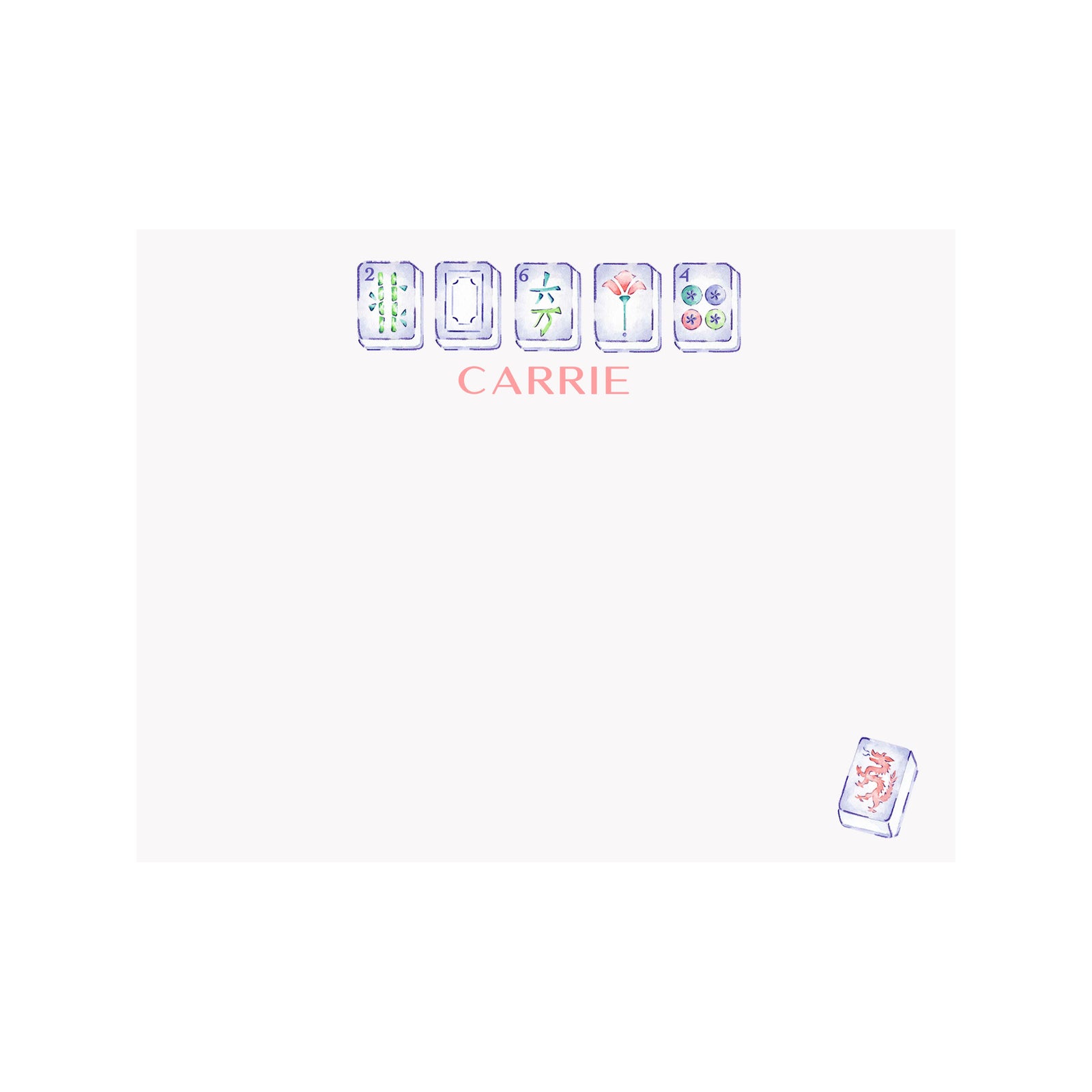 Mahjong Stationery