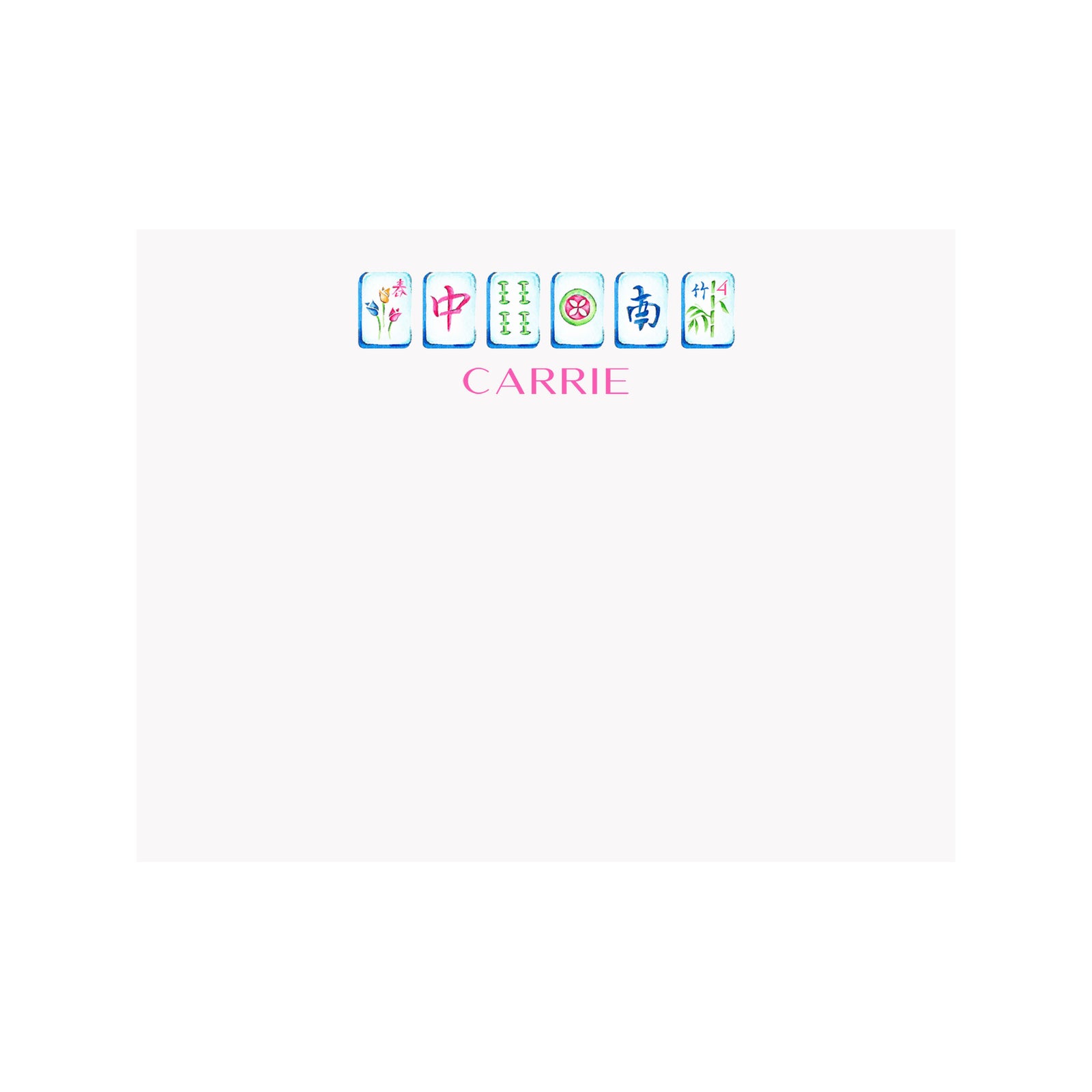 Mahjong Stationery