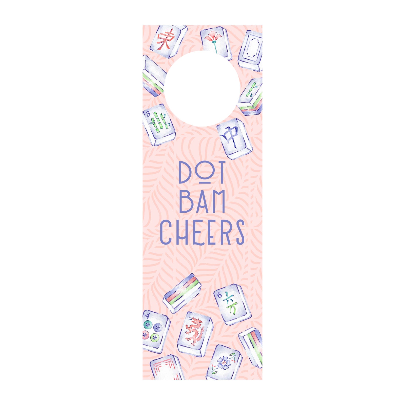 Mahjong Bottle & Wine Tag