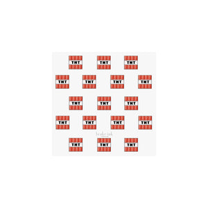 Mine Craft Dynamite Valentine Gift Tags & Stickers