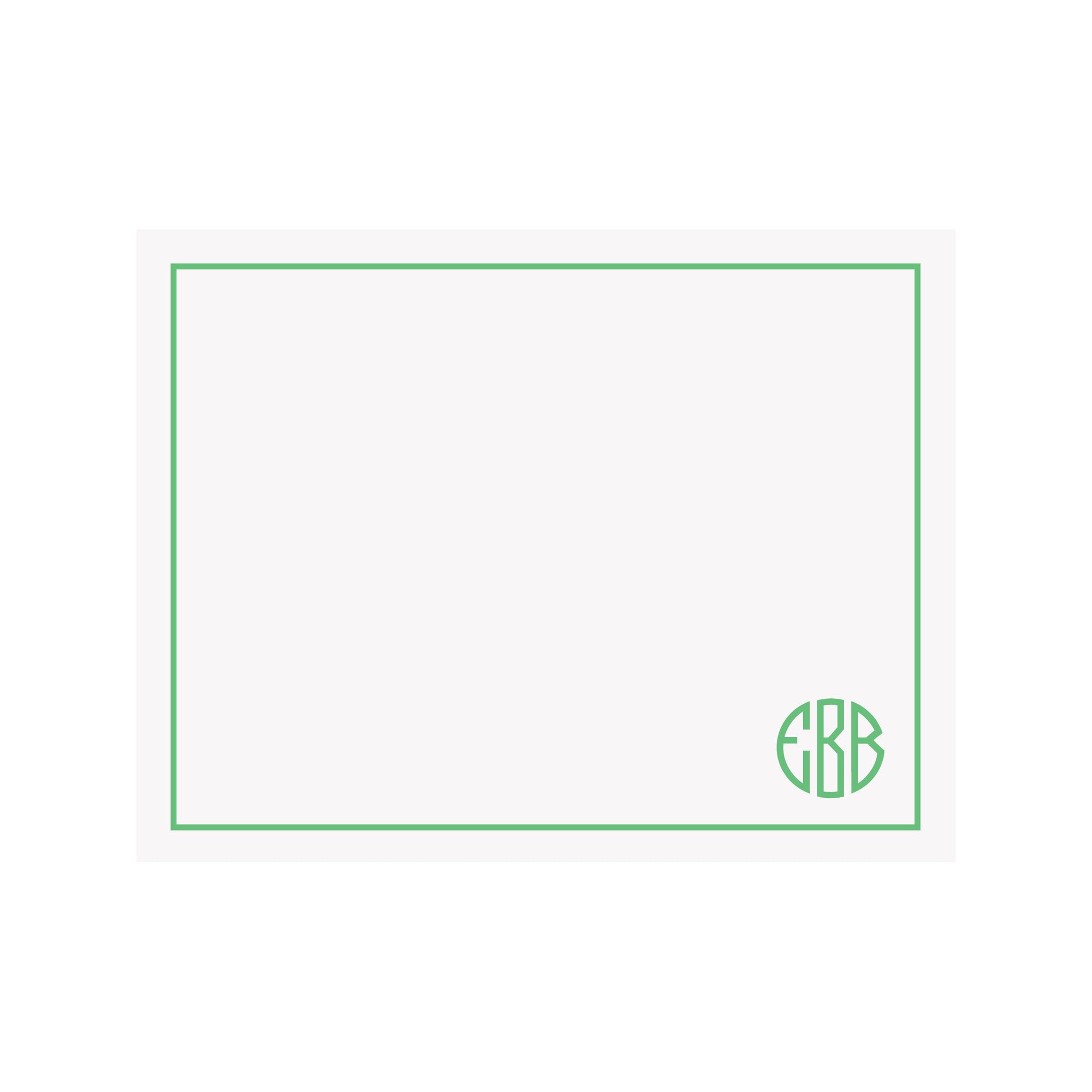 Personalized Name Stationery- Modern Monogram