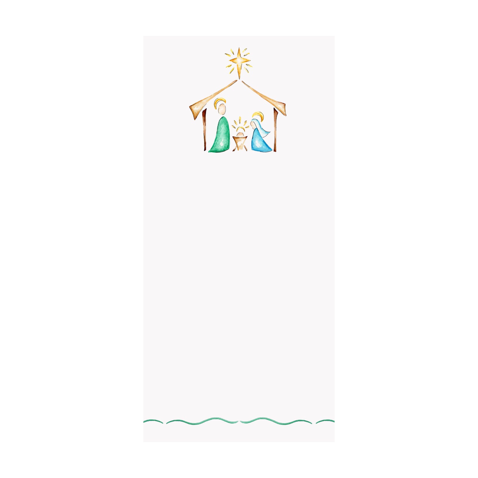 Christmas Nativity Notepad