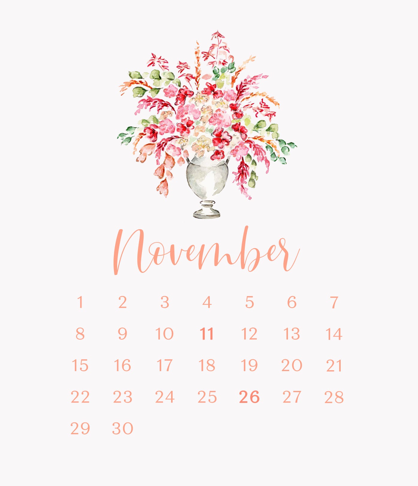 2026 Desk Calendar
