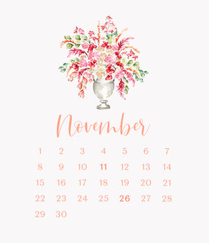 2026 Desk Calendar